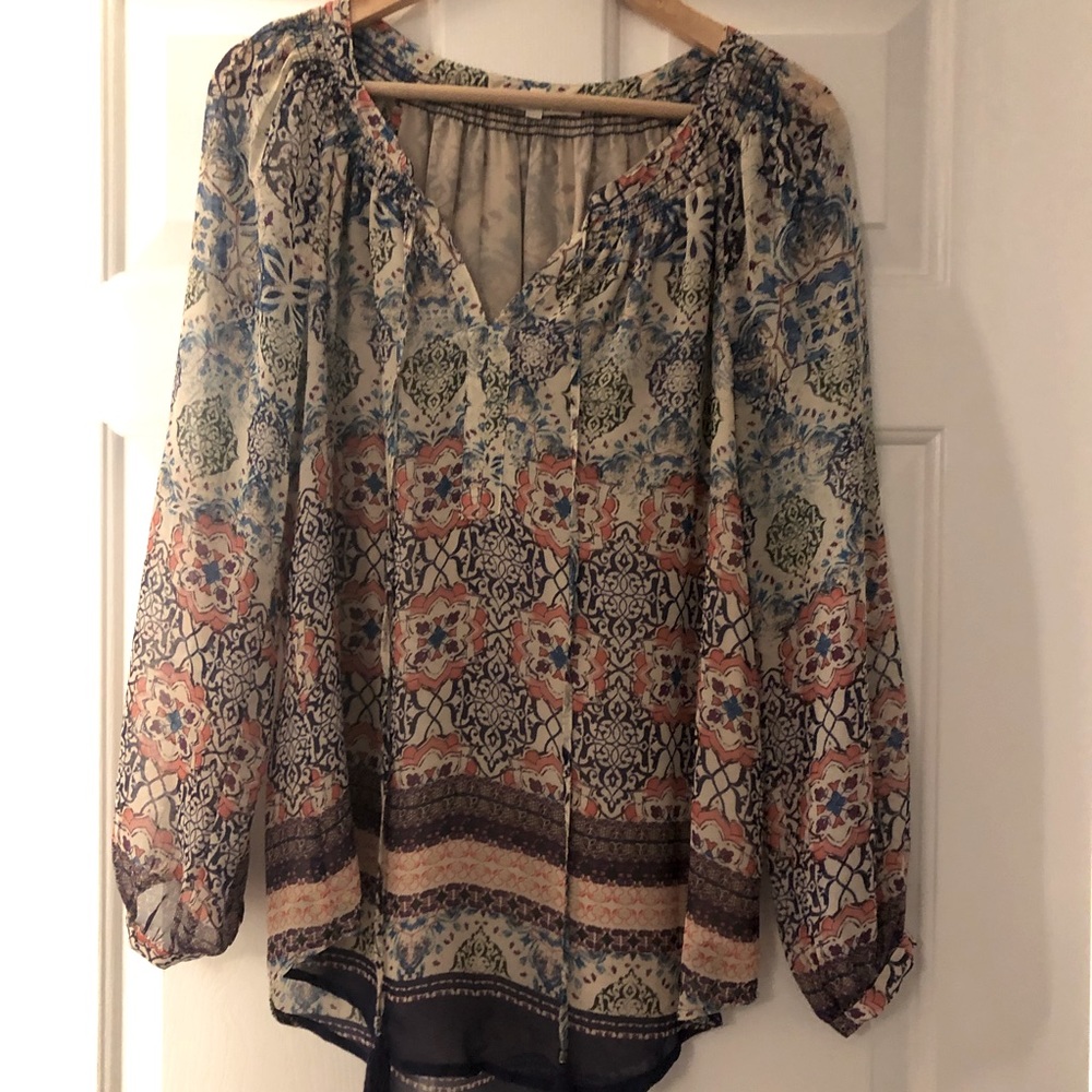 Barely worn floral blouse